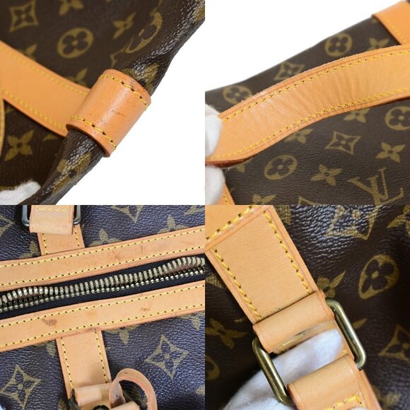 LOUIS VUITTON Sac Souple 55 Travel Hand Bag Monogram Leather - Picture 14 of 14